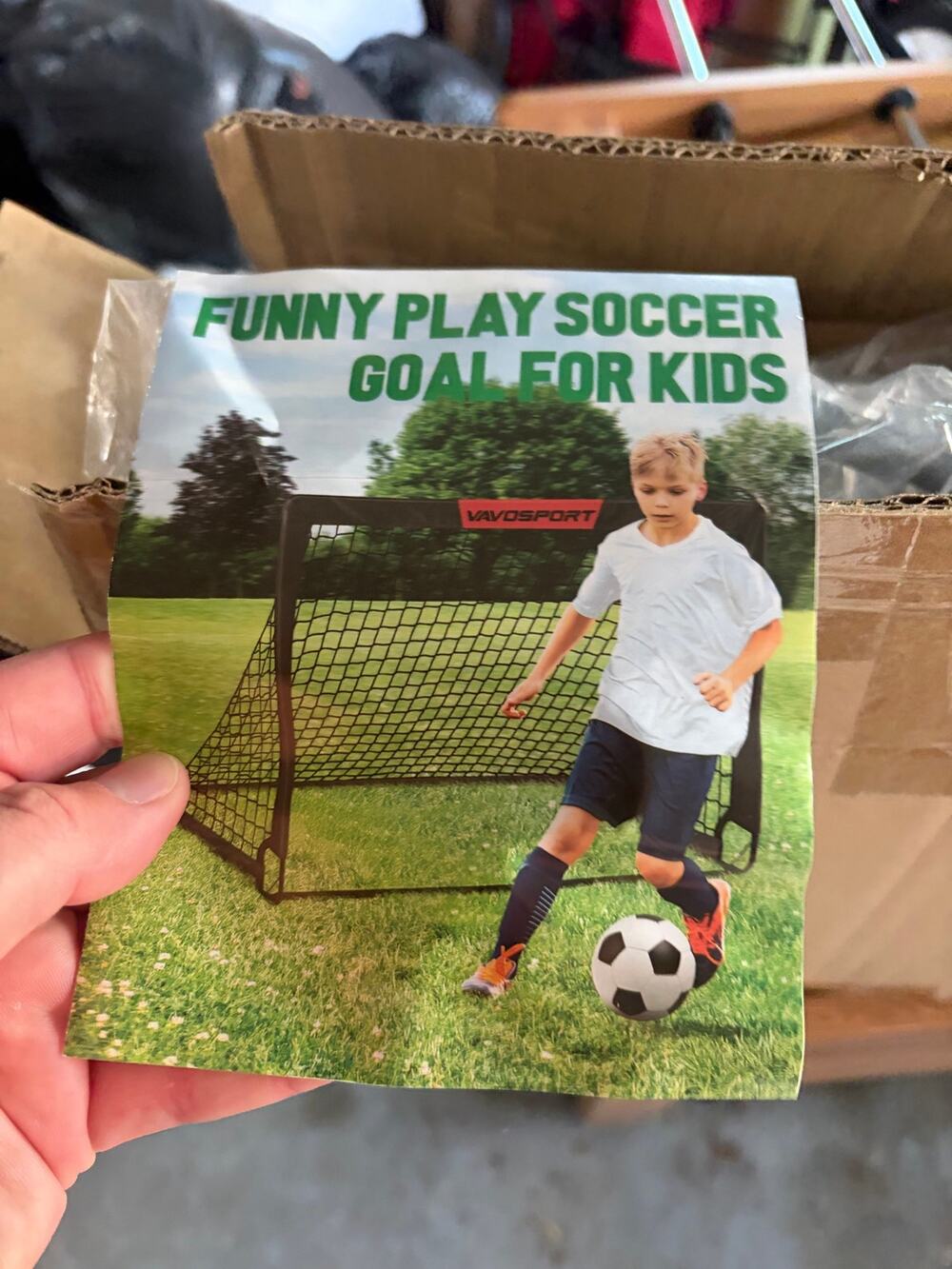 NWT Kids soccer goal and practice set